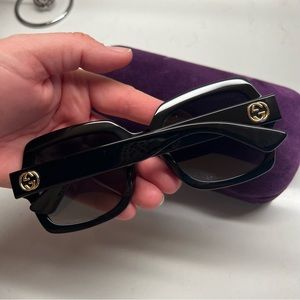 Gucci Logo Black Sunglasses